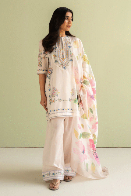 Coco By Zara Shahjahan -Unstitched 3PC- RIA-3A