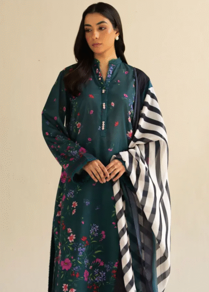 Coco By Zara Shahjahan -Unstitched 3PC - REENA-4A